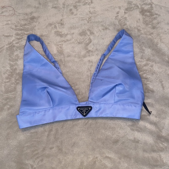 Prada blue bralette short set size medium - Picture 9 of 16